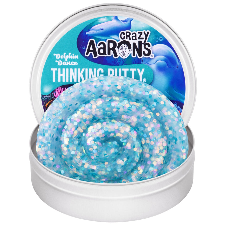 Dolphin Dance - 3.5" Thinking Putty Tin J3